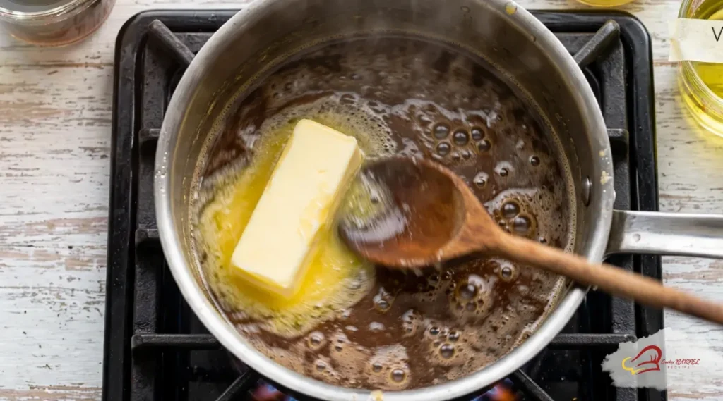 Making the chocolate-Coca-Cola mixture