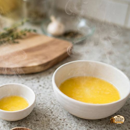A little amount of the melted butter to butter the to placed aside.