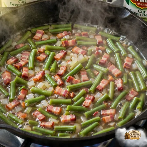cracker barrel green beans recipe step 3