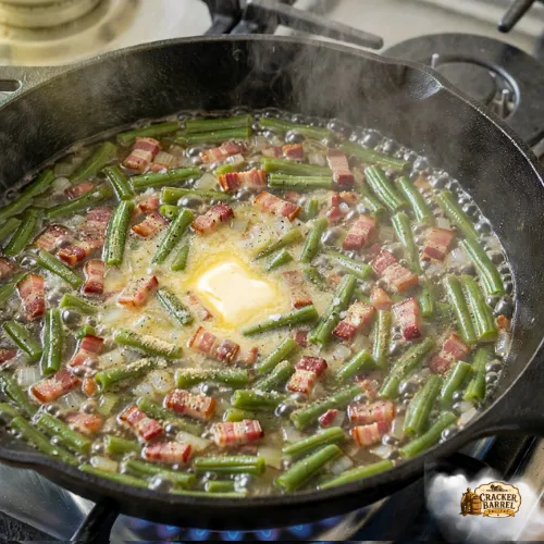 cracker barrel green beans recipe step 5