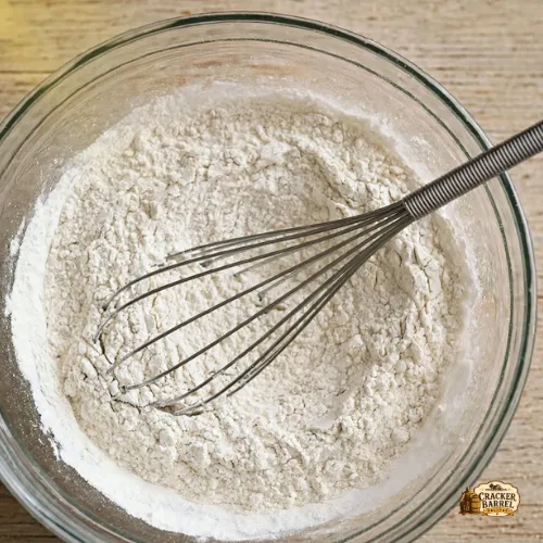 whisking the dry ingredients